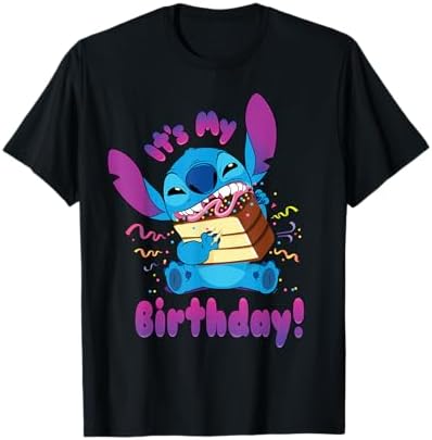 Amazon.com: Disney Lilo & Stitch Birthday Boy Blue Stitch Logo
